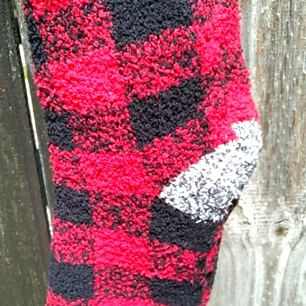 Nwt Black & Red Buffalo Plaid Booties - Picture 4 of 6